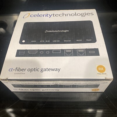 Celerity Technologies FOG-RXCB Fiber Optics Gateway Control Box - BRAND NEW