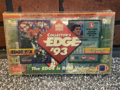 1993 93 Collectors Edge NFL Football Factory Sealed Box - 75 Card Set