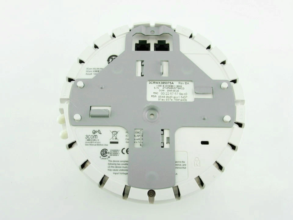 New 3COM 3CRWX385075A AP3850 wLAN Managed Wireless Access Point b/g/a HP JE485A - Image 3 of 3