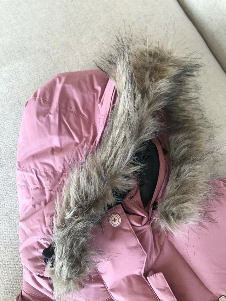 Women's FOURSQUARE 8K Pink Hooded  Snowboard Outerwear Coat Jacket Size Large - Image 2 of 4