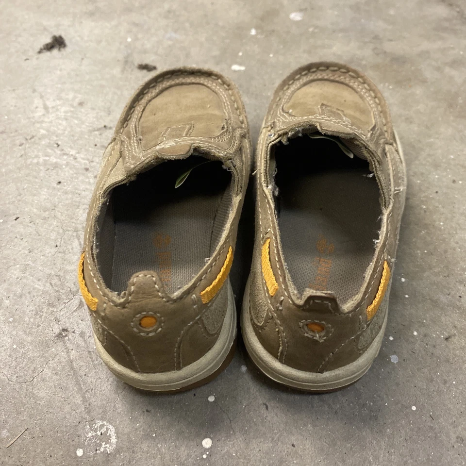 Timberland малыш коричневый замшевый поскользнуться на туфли размер 9 - Изображение 3 из 4