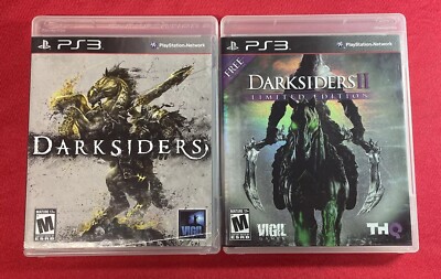 Darksiders & Darksiders 2 Limited Edition (Sony PlayStation 3) PS3 CIB BLK Label