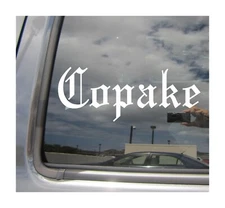 Copake - City Town Village Car Vinyl Decal Window Sticker 18730