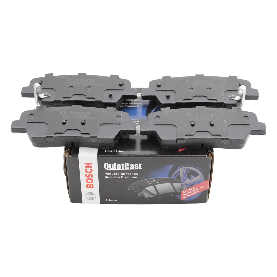 Pastillas de freno traseras de cerámica Bosch QuietCast para Genesis Hyundai Kia Foto 4 de 4