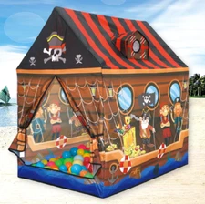 Childrens Kids Pirate Play Tent, House Style