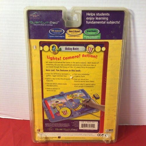HARRY POTTER QUANTUM PAD THE INSIDE SCOOP MAKING MOVIES LEAPPAD BOOK & CARTRIDGE - Picture 4 of 4