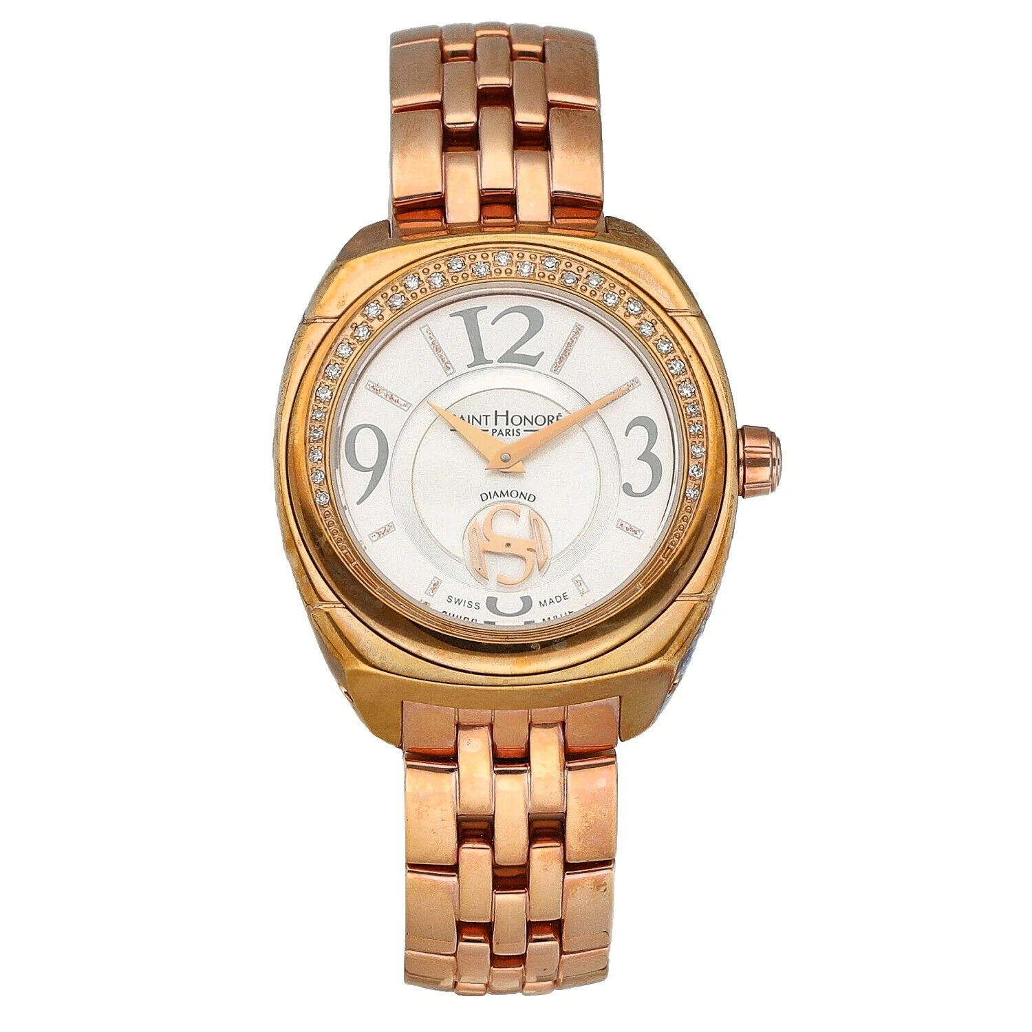 Relojes de pulsera de cuarzo de acero inoxidable SAINT HONORE