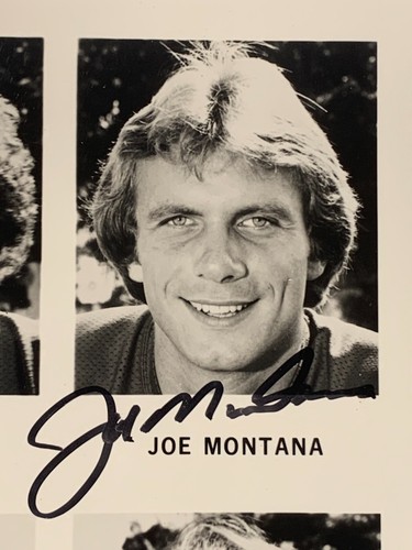JOE MONTANA HOF SIGNED SF 49ers B/W TEAM PHOTO 8x10 4x SUPER BOWL CHAMPION PSA - Picture 2 of 3