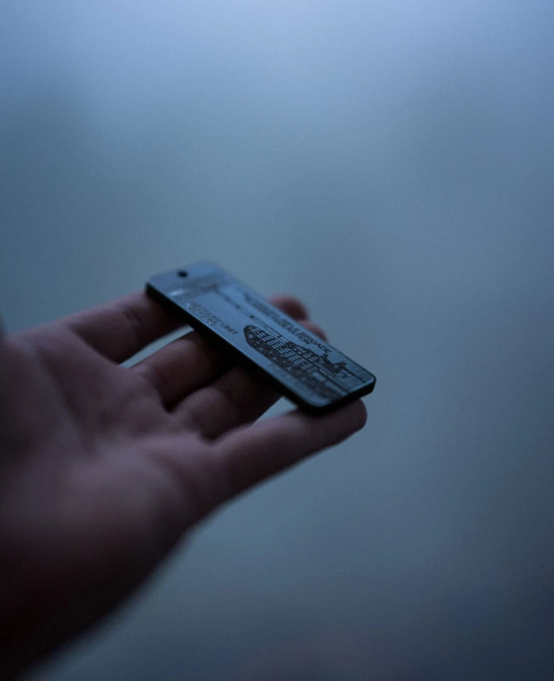 Crafted in Ukraine from Recycled Material, Engraved Custom Keychain, Metal Art - Image 4 of 4