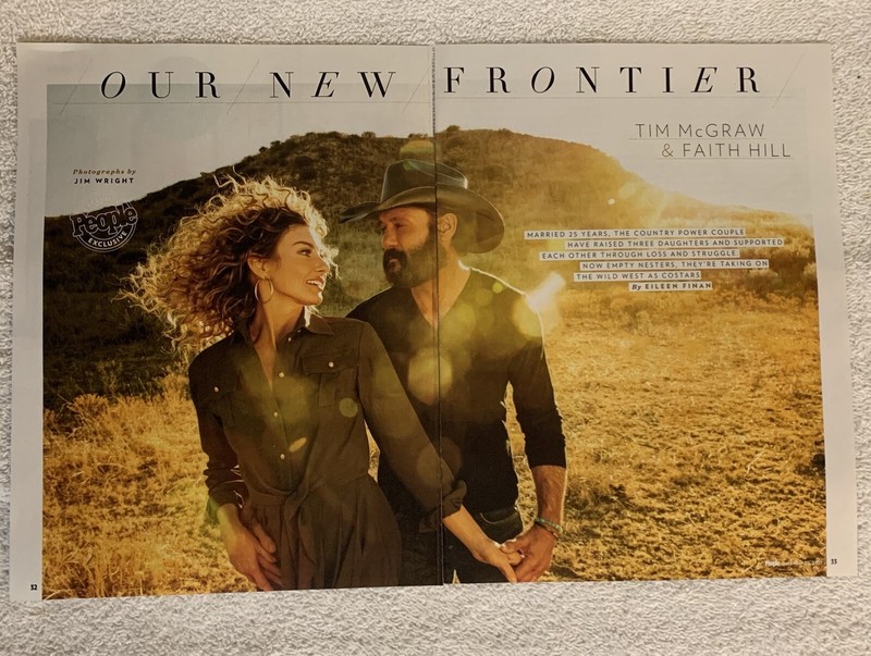 Tim Mcgraw & Faith Hill Our New Frontier (6) Page Magazine Article