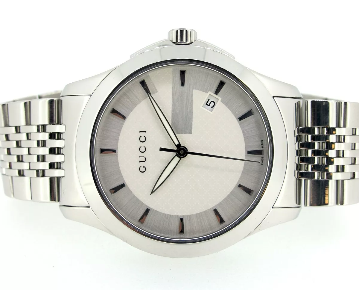 Gucci g deals timeless stainless steel