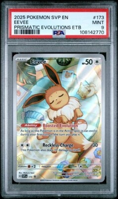 2025 POKEMON PRISMATIC EVOLUTIONS ELITE TRAINER BOX SVP EN-SV #173