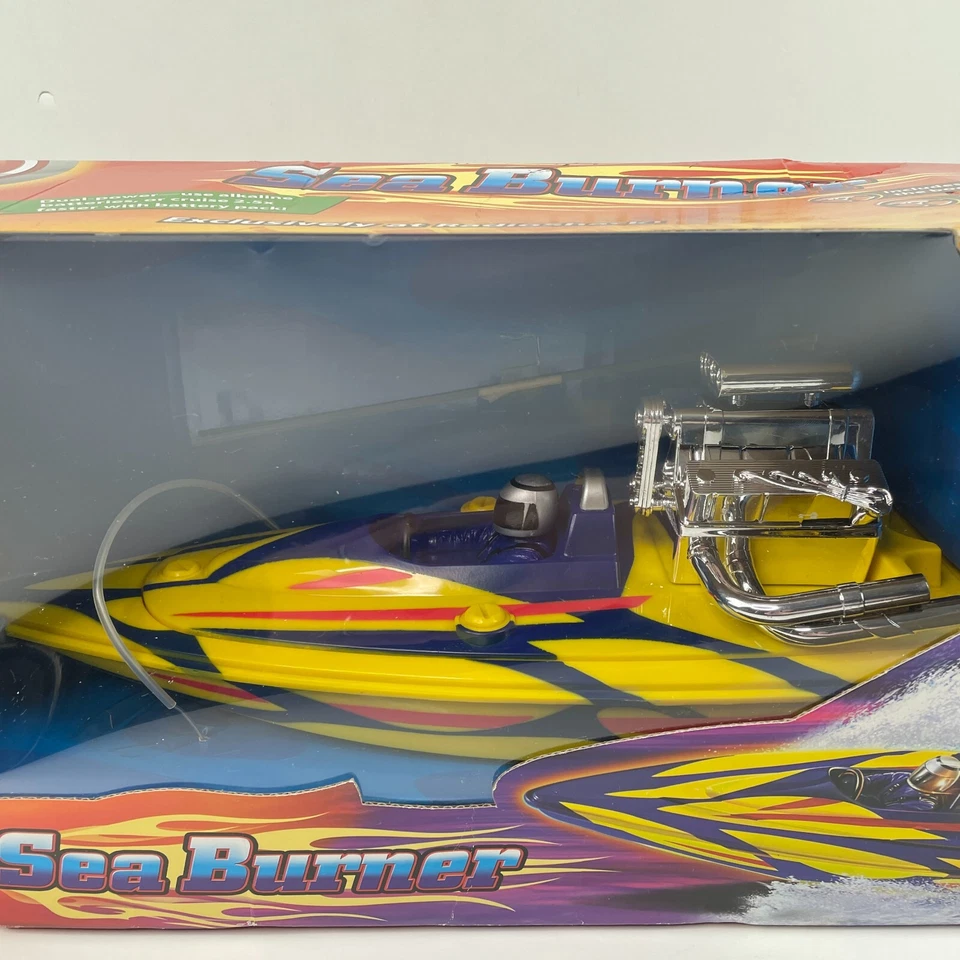 Vintage Radio Shack Radioshack RC Radio Control Sea Burner Boat NEW in BOX - Image 2 of 4