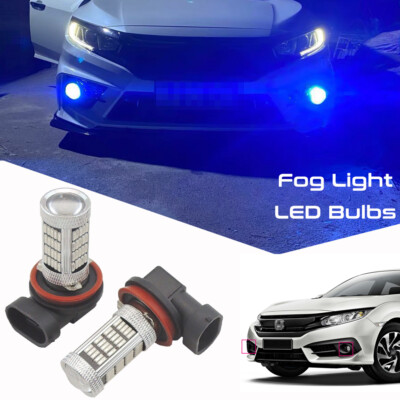 Bombillas LED RGB Multicolor Control Por Teléfono Para Luces Antiniebla Honda Civic (H8/H9/H11)