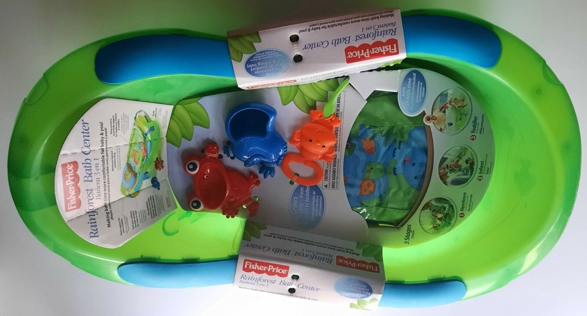【Fisher-Price】Swimmin' Hole &クリストファー・ロビン Rainforest Bath Center By Fisher Price - VIINTAGE 2007 - NEW