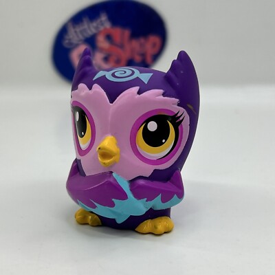 Figurine Littlest Pet Shop (LPS) #493 Hibou/Chouette - Hasbro, Occasion - Collection Animaux