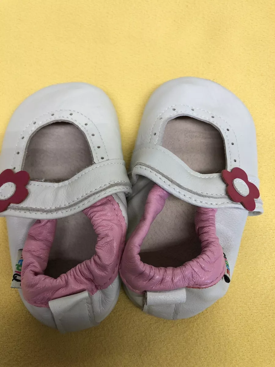 MEPIQ GENUINE LEATHER INFANT MOCCASINS FIRST WALKERS W SOFT