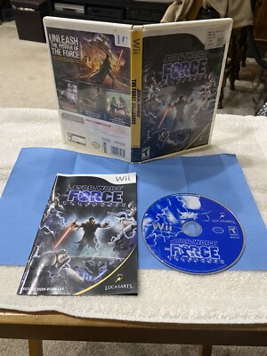 Star Wars: The Force Unleashed (Nintendo Wii, 2008) Complete With Manual. Tested