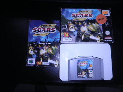 N64 Nintendo 64 - s.c.a.r.s - 100% komplette Narben