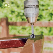 15PCS Professional Wood Forstner Drill Bit Set Metric 10-50mm High Carbon Steel