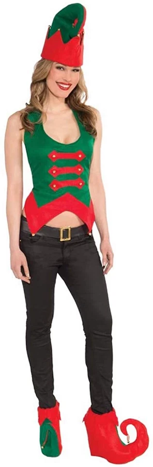 Forum Adult Elf Felt Costume Vest - Image 2 of 2