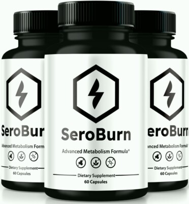(3 Pack) SeroBurn Fat Burning Pills for Advanced Weight Loss & Appetite Control