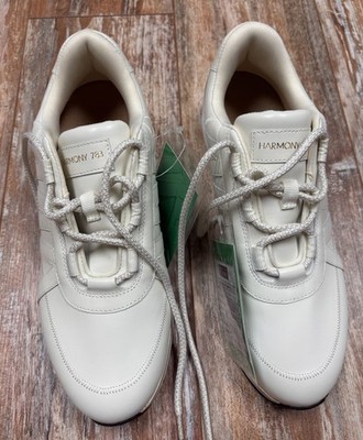 Harmony 783 Walking White Runner Gold Women s 9 New No Box