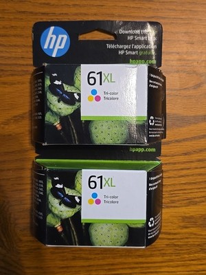 HP 61XL Tri-color High-yield Ink DeskJet OfficeJet ENVY Instant Ink (2)