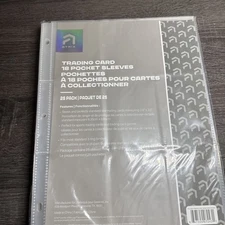 Trading Card 18 pocket sleeves 25 pack Atrix brand new unopened