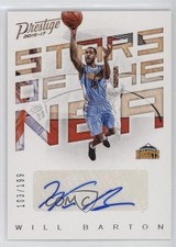 2016 Panini Prestige Stars of the NBA Signatures /199 Will Barton #10 Auto 2oe