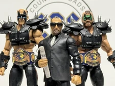 Mattel WWE Elite Legends The Road Warriors Hawk & Animal w/ Precious Paul 3-Pack