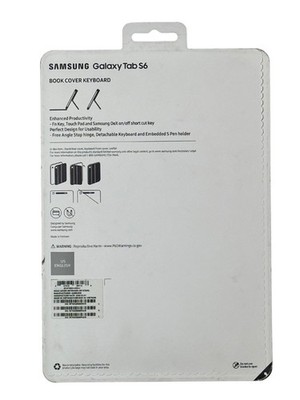 Galaxy - 【ks】Galaxy Tab S6 Book Cover Keyboard SAMSUNG Galaxy Book Cover Keyboard (with Trackpad) for