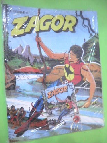 ZAGOR Album Blister Figurine Anastatico Solaris + Set Completo 1/320 Repro