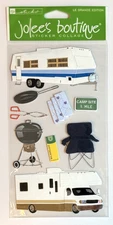 Jolee's Boutique EK Success RV Campers Camping Stickers Scrapbooking New