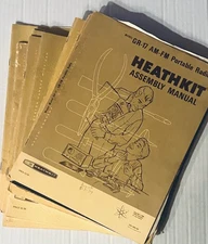 Heathkit Assembly Manuals Lot of (9)  Vintage