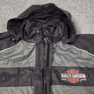 Harley Davidson Roadway Rain Suit Packable Size XL Pants Jacket