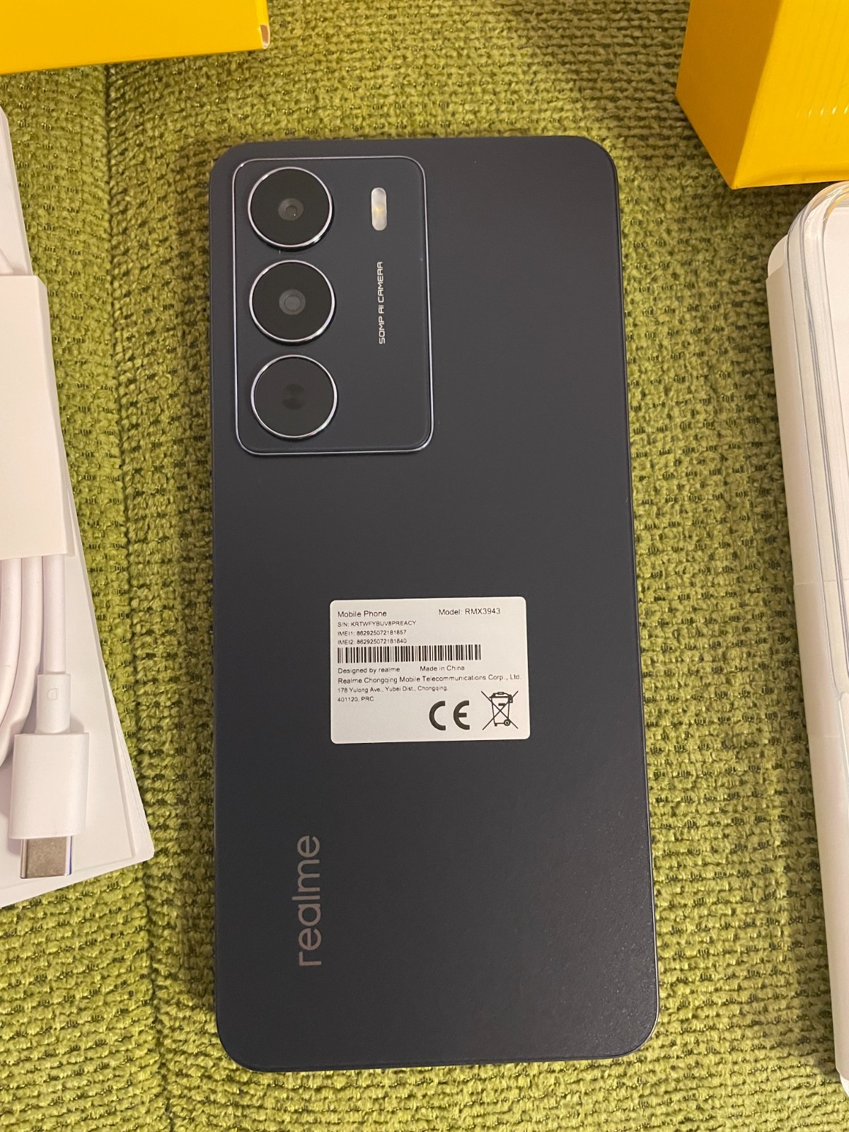 Realme 14x 5G 8+256GB BLACK ---NOT USED---GLOBAL EDITION