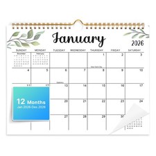 2026 Wall Calendar 11x8.5 Inch -12 Month Jan to Dec 2026, Calendar Monthly Pl...