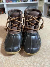Sperry Duck Boots Kids toddler small Size 8M