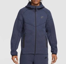Nike Tech Fleece hooded sweatshirt hoodie FB7921-473 L full zip obsidian blue