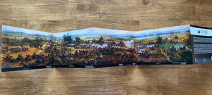 Gettysburg nat'l military museum - civil war art - cyclorama on folding card