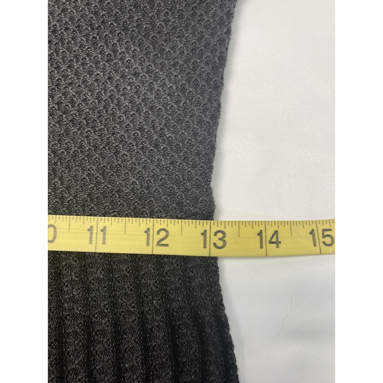 Calvin Klein Gray and Black Knit Skater Sweater Dress Small thumbnail 8