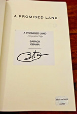 BARACK OBAMA SIGNED AUTOGRAPHED BOOK 
