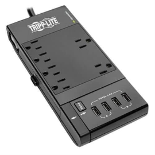 Сетевой фильтр Tripp Lite Power Strip с 8 розетками и 6-футовым шнуром Tel DSL 3150 J TAA 16390₽