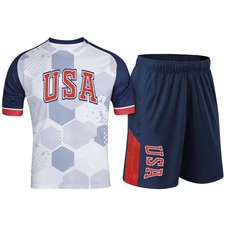 Men's Soccer Jersey Set 2026 World Cup Flag Argentina Mexico