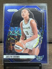 2024 Panini Prizm WNBA - Jaelyn Brown #31 - Blue Velocity - Rookie - Wings