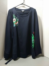 Crown & Ivy Curvy Size 2X Multicolored  Beaded Multicolored