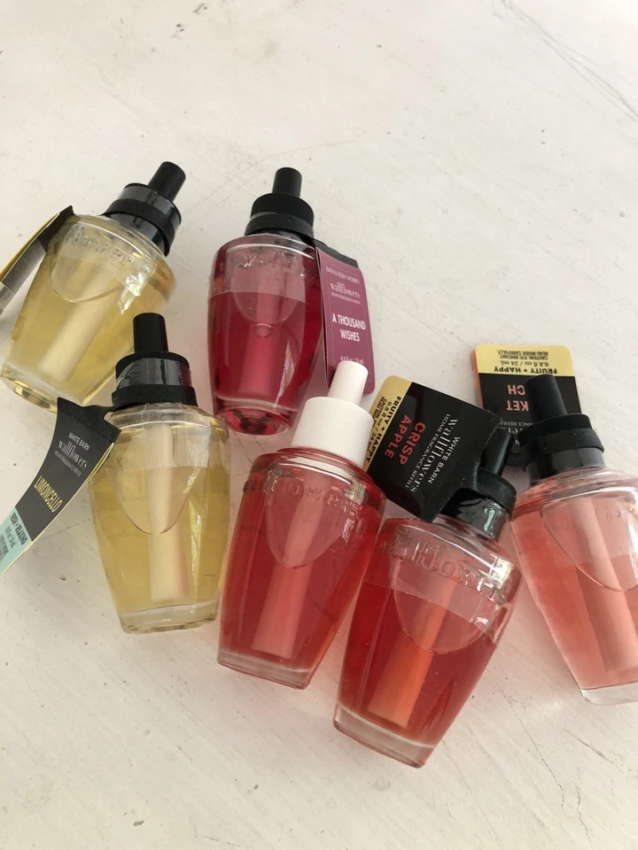 Bath & Body Works Wishes Peach Apple Limoncello Wallflower Plug Refill  Lot of 6 - Image 2 of 4