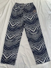 NFL Zubaz Chicago Bears Apparel Pants Youth Size L 12/14 - Navy Blue  White
