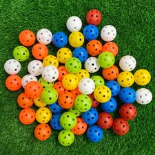 50 Pack Plastic Practice Golf Balls for Backyard Swing Practice Driving Range